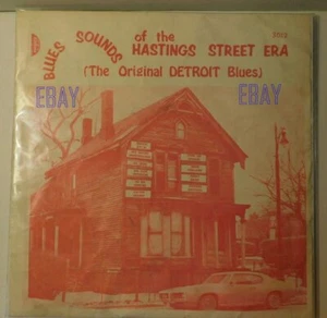 ¡Cubierta rara de Fortune Records elegante/póster Blues Sounds of the Hastings St Era! - Imagen 1 de 1