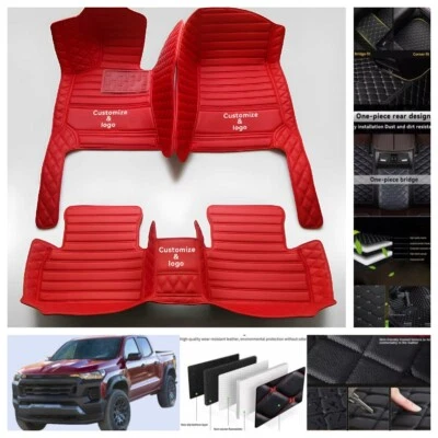 For JEEP Fit All Car Floor Mats Leather Luxury Carpets Waterproof Easy Assemble - Image 1 of 4
