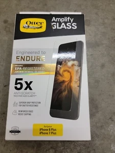 Otterbox Amplify Glass Antimicrobial Screen Protector for iPhone 8 Plus / 7 Plus - Picture 1 of 2