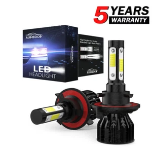 H13 LED Headlight Bulb For Jeep Patriot Wrangler 2007 - 2019, Renegade 2015-2018 - Foto 1 di 16