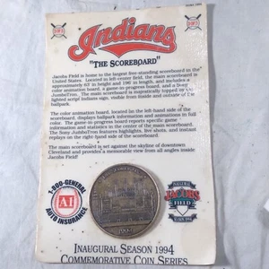 Cleveland Indians Inaugural Season 1994 Commemorative Coin Series Scoreboard - Picture 1 of 4