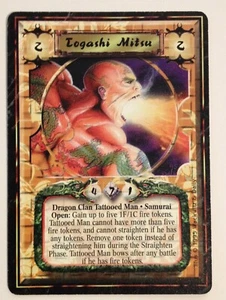 Togashi Mitsu L5R La Leyenda de los Cinco Anillos CCG Edición Imperial 1995 - Imagen 1 de 1