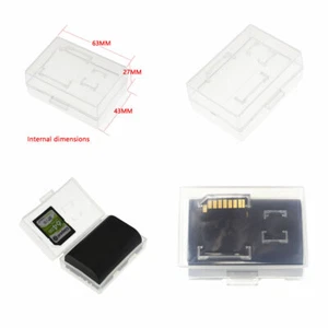 White Hard Plastic Case Holder Storage Box for Battery NP-FW50 NP-FV50 NP-W126 - Picture 1 of 19