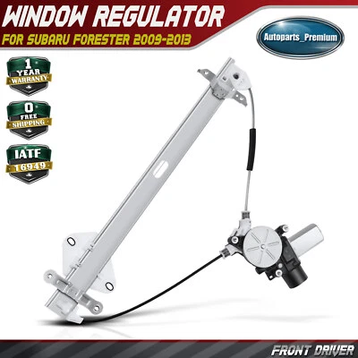 Regulador de ventana eléctrica delantero izquierdo para Subaru Forester 2009-2013 con motor de 2 pines  Foto 1 de 4