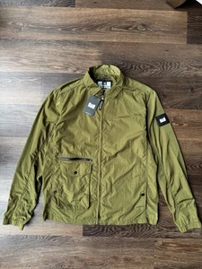 Weekend Offender Men’s Nylon Metal Overshirt In Olive Green Medium - Picture 1 of 6