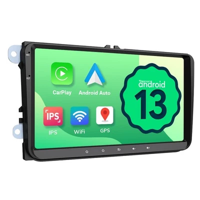 9"Carplay Android 13 Radio Für VW Golf 5 6 Polo T5 Touran Passat Tiguan GPS Navi - Bild 1 von 4