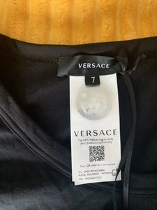 Versace Size 7 Xxl Black Slim Fit T-shirt - Imagen 1 de 10