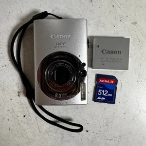 Appareil photo numérique portable Canon IXY 20 IS argent 8,0 MP 3x zoom optique - Photo 1/15