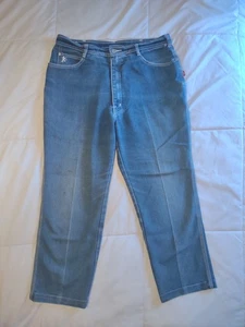 Braxton Mujer Tiro Alto Med. Pantalones de mezclilla elásticos de pierna recta azules talla 18 - Imagen 1 de 17