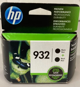 Original HP 932 2er-Pack Tintenstrahlpatrone Schwarz für 6100 6600 6700 7510 7110 7610 - Bild 1 von 3