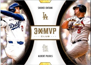 2025 Topps Welcome to the Club: '3x MVP Duals Shohei Ohtani Albert Pujols #D4 - Picture 1 of 2