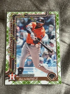 11251 2025 Topps Holiday Plaid Yordan Alvarez Houston Astros - Bild 1 von 1