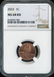 2023 Lincoln Cent NGC MS68 RD Quality - Picture 1 of 2
