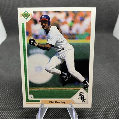 1991 Upper Deck Phil Bradley Chicago White Sox #641 - Image 1 of 2