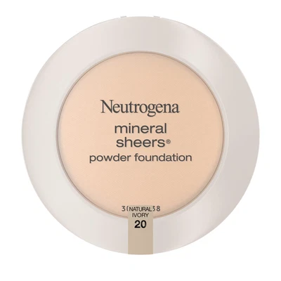 Mineral Sheers Powder Foundation, Natural Ivory 20,.34 Oz - Image 1 of 4