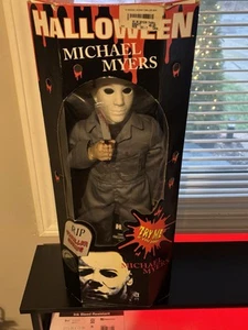 Michael Myers 18" Talking Doll RIP Thriller Series 1998 Spencer Gifts. Bloody V - Picture 1 of 6