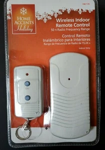 Drahtlose Innen Fernbedienung 50 Fuß Radiofrequenzbereich Urlaubsbeleuchtung Lampen - Bild 1 von 7