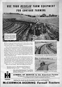 Pubblicità Stampa Originale Trattore International McCormick-Deering Farmall H 1945 - Foto 1 di 1