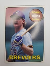 Robin Yount Milwaukee Brewers #BC58 1990 Baseball Cards Magazine White Border