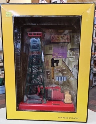 MTH, #30-9027, RAIL KING, OPERATING OIL DERRICK #455, SUNOCO, NIB (F45) - Image 1 of 4