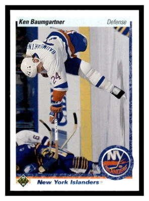 1990 Upper Deck  #439 Ken Baumgartner - New York Islanders  RC - Image 1 of 2