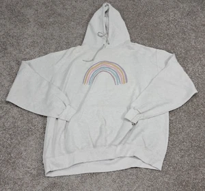 Champion Eco Women's Rainbow Hoodie White 2X-Large - Picture 1 of 7