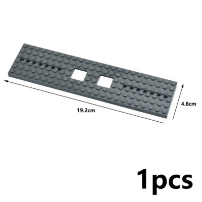 Placa base de puntos de bloques de construcción 92339 placa base de tren 6x28 6x24 para juego de kit LEGO Foto 1 de 4