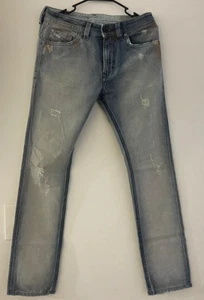 DIESEL D.N.A. Pantalones de mezclilla para hombre Mutation Thavar ajustados 0827W W28/L30 lavado - Imagen 1 de 4