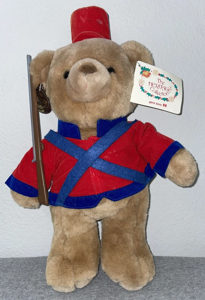 Vintage Ganz Bros Toy Solider Bear Plush The Heritage Collection s S2