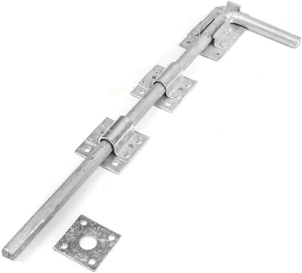 ORIGINAL FORGERY LTD Field Gate Garage Door Heavy Duty Drop Bolt 18" Galvanised (4931)