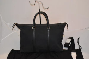 Bolso Paul Smith Para Hombres Premium Algodón Lona Cuero Folio Viaje Correa para el Hombro - Imagen 1 de 18