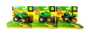 (3) Ertl Pull Back John Deere Monster Treads - Gator Dump Truck Front Loader - Picture 1 of 11
