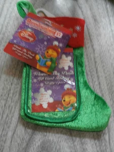 Christmas Stocking Small Winnie the Pooh Money Card Gift Holder - Picture 1 of 4