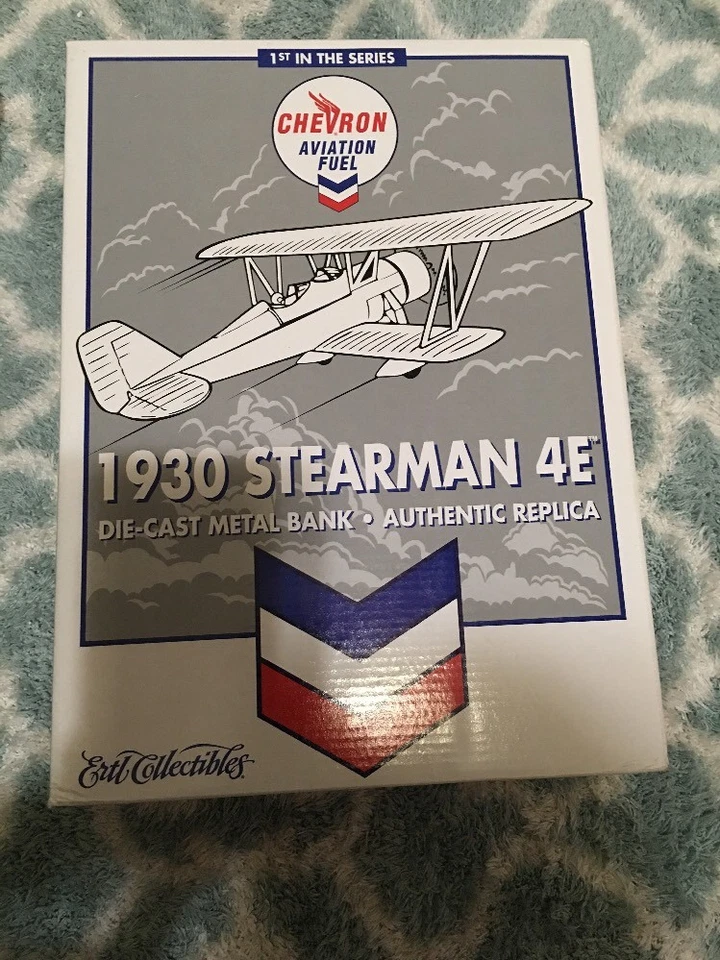 ERTL COLLECTIBLES 1930 STEARMAN 4E DIE CAST METAL BANK AUTHENIC REPLICA - Image 1 of 1