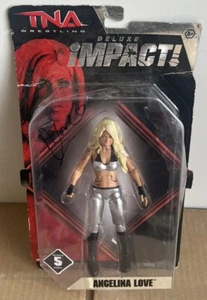 Jakks TNA Deluxe IMPACT! Series 5 Angelina Love Action Figure Autographed AUTO - Picture 1 of 7