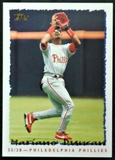 1995 Topps Philadelphia Phillies Baseball Card #103 Mariano Duncan....... S00072