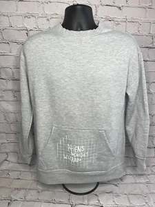 Danskin Women’s Sci Fi Aliens Androids Wizards Medium Grey Sweatshirt - Picture 1 of 7