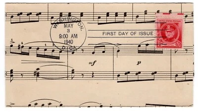 #880 John Philip Sousa Composer Famous American FDC 1940 - Image 1 of 2