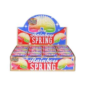Classic Rainbow Coloured Slinky Spring - Picture 1 of 1