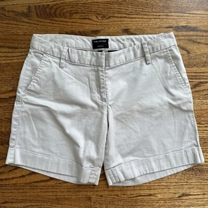 Women's The Limited Drew Fit Khaki Cotton Spandex Shorts Size 6 - Picture 1 of 3