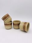 Vintage Set Of 4 Artesian Pottery Craft Usa Cups Bar Ware Or Tea
