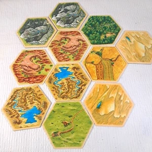 The Settlers of Catan Seafarers game terrain hex set 11 replacement part 3063 - Picture 1 of 4