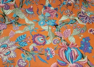 JACOBEAN BOTANICAL FLORAL The Alexander Henry Collection 2003 Stoff 1 Yard 20 Zoll - Bild 1 von 6