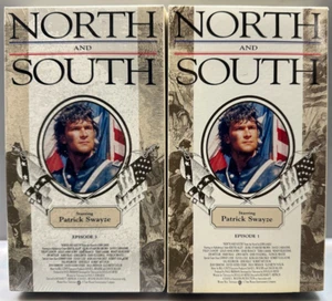 North and South 1985 Mini Series Patrick Swayze VHS Episode 1 and 3-3 is sealed - Picture 1 of 3