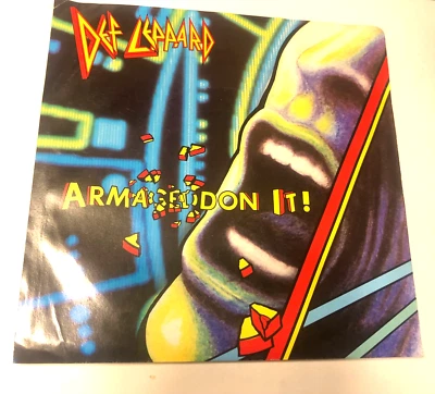 Def Leppard 7" Record 45 & Picture Sleeve Armageddon It / Release me - Image 1 of 4