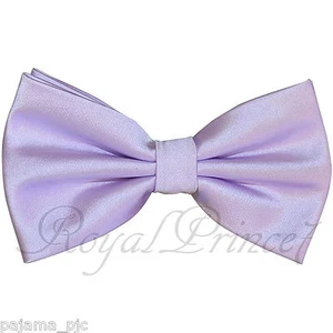 Nuevo Para hombres Pastel Lila Pre-atado Moño Estilo Mariposa Boda Formal 100VV - Imagen 1 de 1