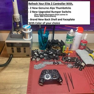 Xbox Elite series 2 Controller Repair Refresh Service - Bumpers Sticks Shell - Picture 1 of 27