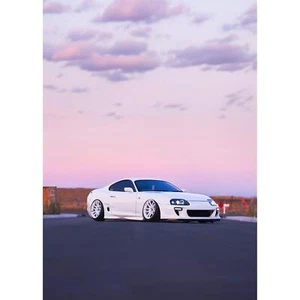 Toyota Supra MK4 Art Print: High Resolution Iconic Wall Decor for Car Lovers - Picture 1 of 12