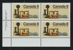 1974 Canada SC# 641 LL - Telephone Centenary - Plate Block M-NH Lot # 2564c - Picture 1 of 1