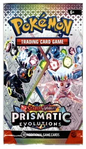 EMPTY Wrapper Pokemon Prismatic Evolution Trading Card EMPTY Art 3 - Picture 1 of 4